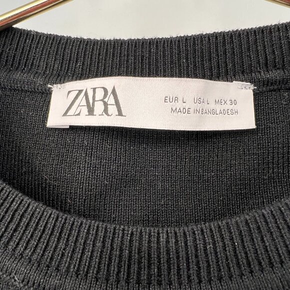 ZARA Cropped Black Tank - Picture 3 of 6